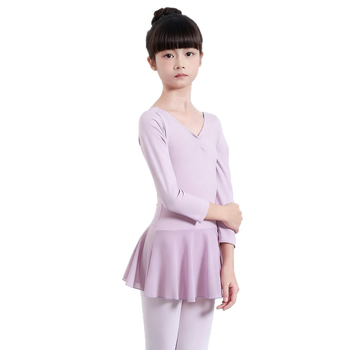 Gyerekek balett ruházat hosszú ujjú, nylon 75% anyag, hercegnő stílus, 3–8 éveseknek, tavasz 2025