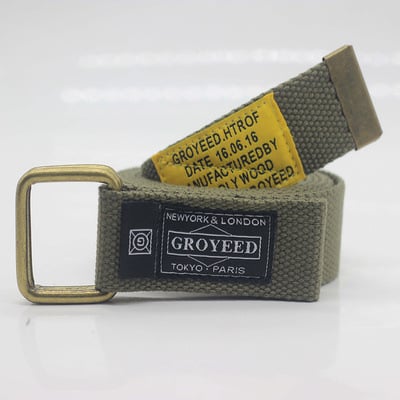 Ζώνη από καμβά σε στυλ Κορέας, unisex, με πόρπη από σίδηρο και διπλό δαχτυλίδι, πλάτος 2-4 εκ.