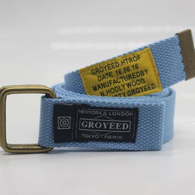 Ζώνη από καμβά σε στυλ Κορέας, unisex, με πόρπη από σίδηρο και διπλό δαχτυλίδι, πλάτος 2-4 εκ.