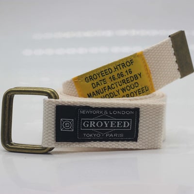 Ζώνη από καμβά σε στυλ Κορέας, unisex, με πόρπη από σίδηρο και διπλό δαχτυλίδι, πλάτος 2-4 εκ.