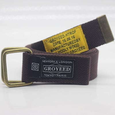 Ζώνη από καμβά σε στυλ Κορέας, unisex, με πόρπη από σίδηρο και διπλό δαχτυλίδι, πλάτος 2-4 εκ.