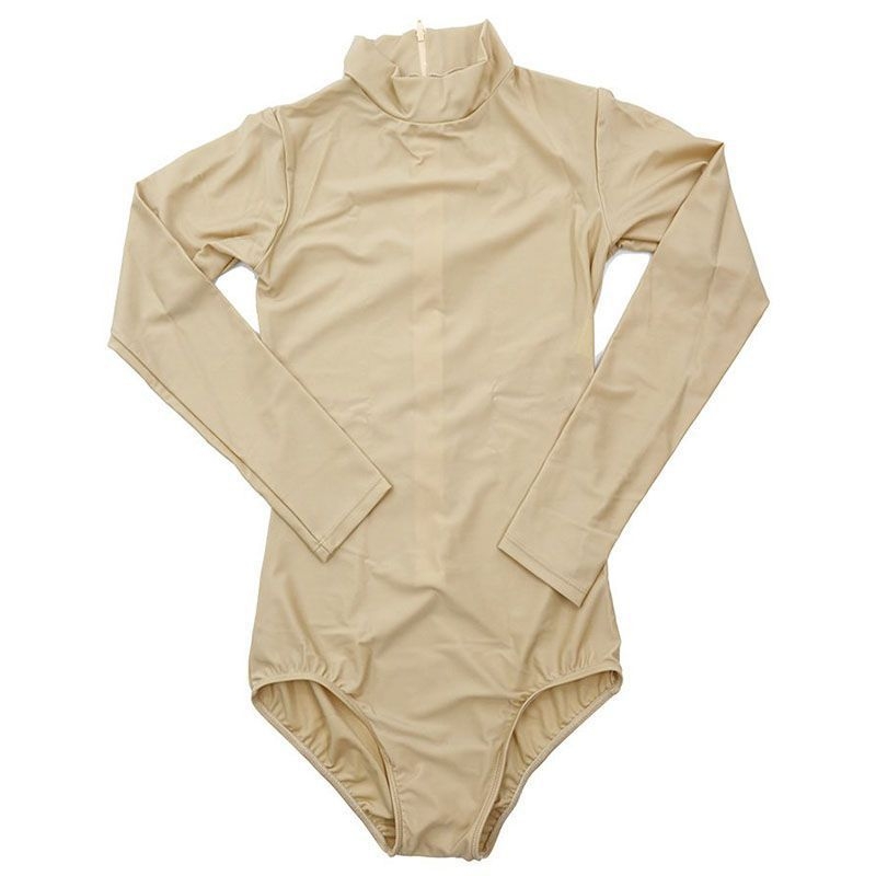 Leotard za moderne plesove s dugim rukavima, poliester materijal, sastav 96–100% poliestera, podstava poliester, za žene
