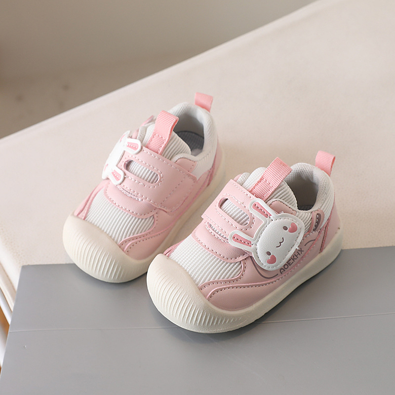 Dječje tenisice za bebe 12-36 mjeseci, zatvarač na Velcro, PU gornji dio, prozračne, protuklizne, izdržljive