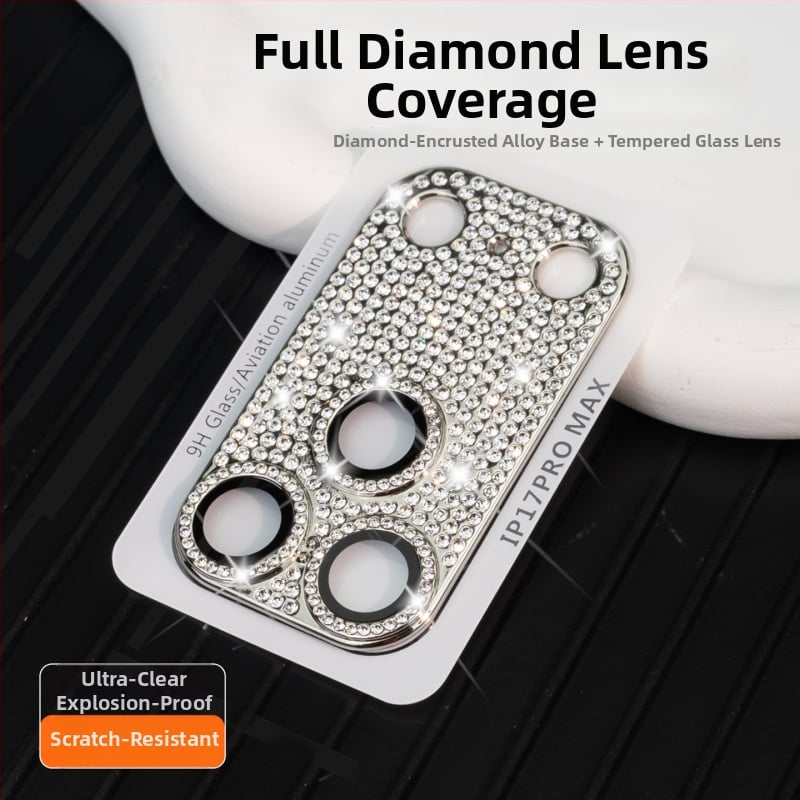 Φιλμ φακού από tempered glass για την πίσω κάμερα iPhone 17 — HD, ανθεκτικό σε εκρήξεις, ανθεκτικό στη σκόνη