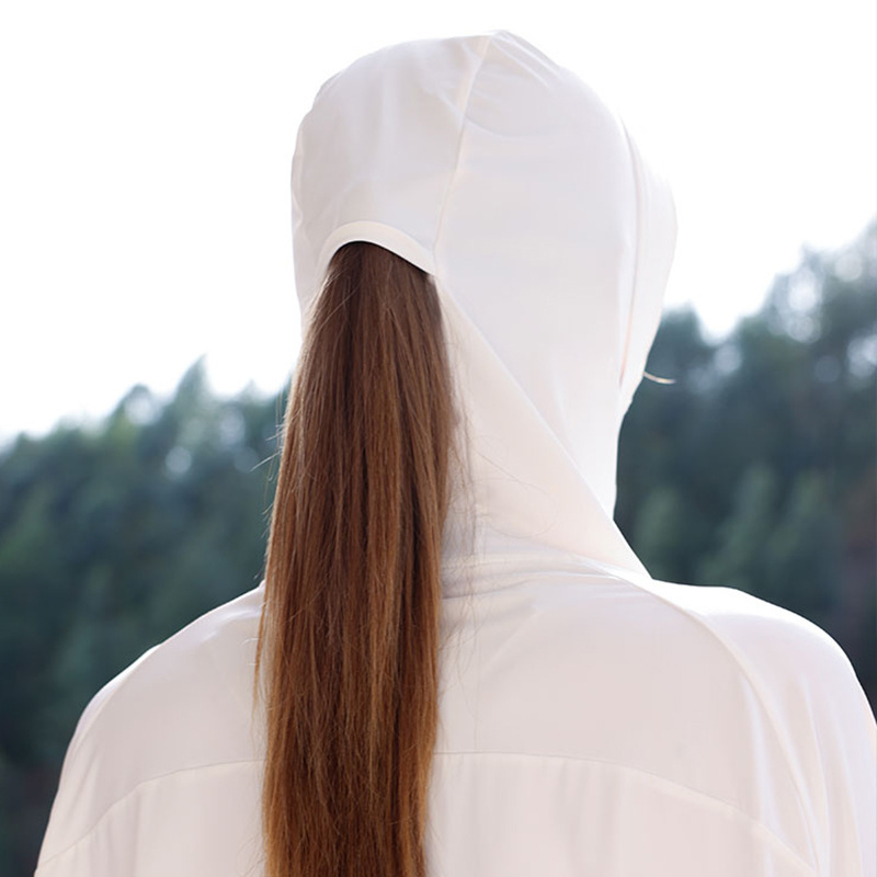 Vanjska UV-zaštitna kapuljača windbreaker za žene, najlon, prozračna, vodootporna, ultra lagana, reflektirajuća noćna vidljivost