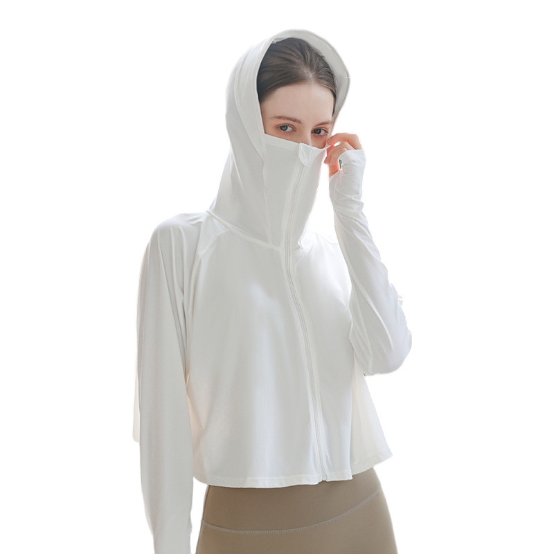 Vanjska UV-zaštitna kapuljača windbreaker za žene, najlon, prozračna, vodootporna, ultra lagana, reflektirajuća noćna vidljivost