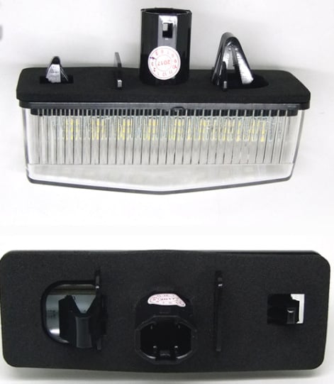 LED φωτιστικό πινακίδας αυτοκινήτου για Toyota 20 Series (Corolla, Wish, Crown, Alphard), 12V, 5W, διάρκεια ζωής 30000 h, LED πηγή φωτός