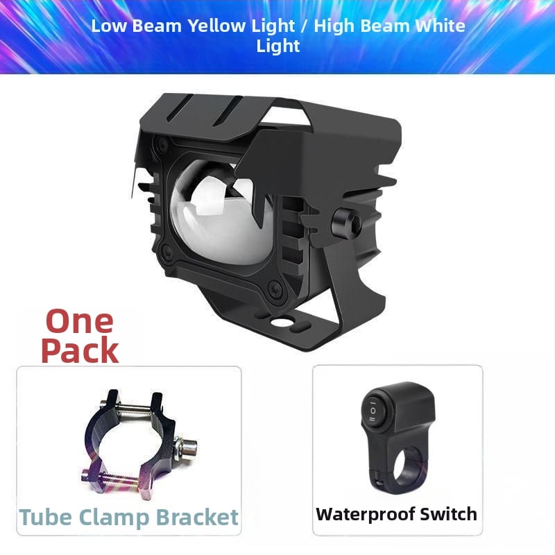 LED προβολέας μοτοσικλέτας με λέιζερ, αντι-ομίχλη, εξωτερική τοποθέτηση