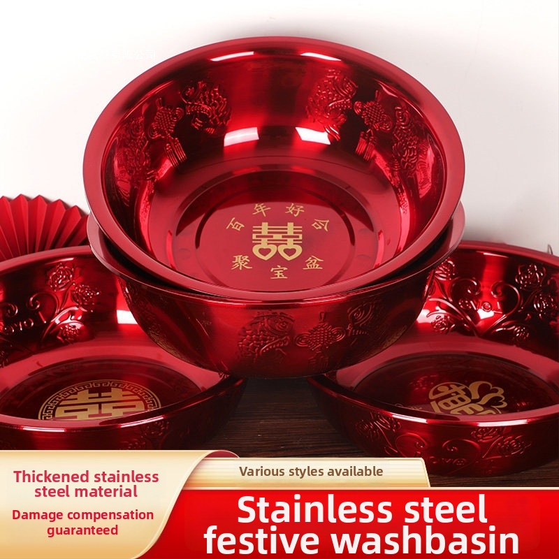 Chuan Ge Nerezové oceľové umývacie misky pre pár na svadobné oslavy