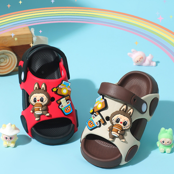 Dječje EVA sandale s crtićem, prozračne, otporne na habanje, unisex, za uzrast 4–12 godina, gornji EVA, potplat EVA, izrađene injekcijskim oblikovanjem