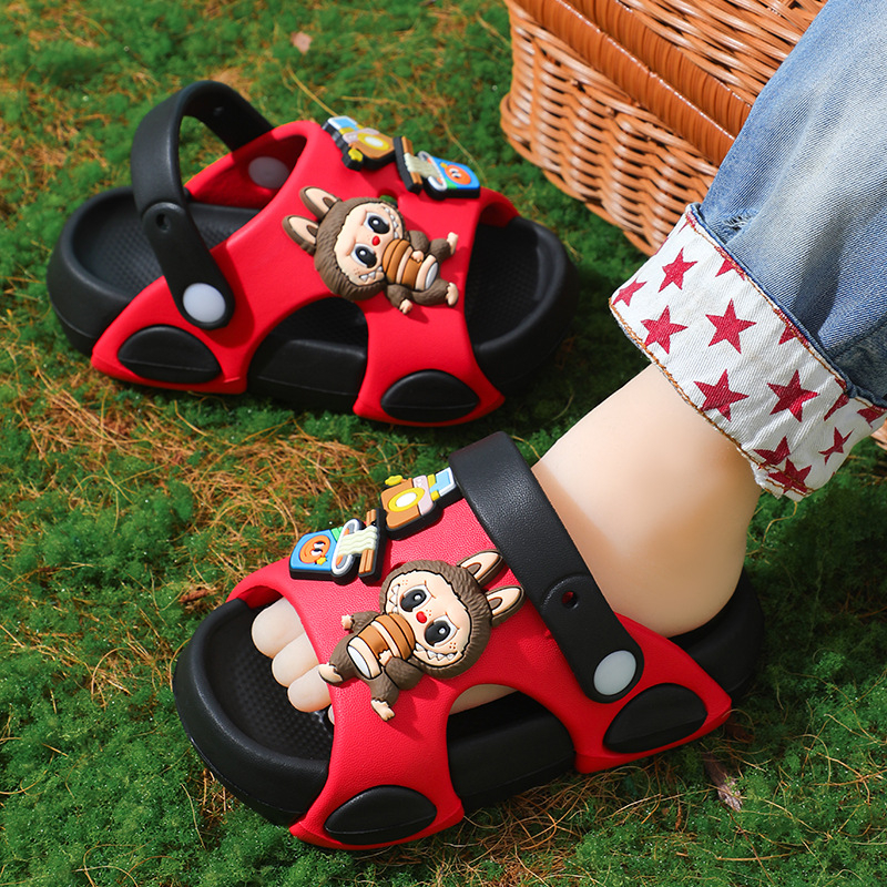 Dječje EVA sandale s crtićem, prozračne, otporne na habanje, unisex, za uzrast 4–12 godina, gornji EVA, potplat EVA, izrađene injekcijskim oblikovanjem