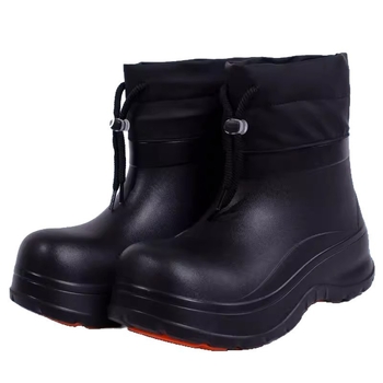 Damske EVA čizme za kišu do sredine potkoljenice — debeli đon, niski pet 1–3 cm, slip-on