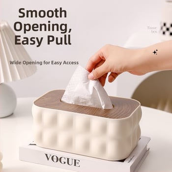 Πλαστική θήκη χαρτοπετσετών, μοντέλο MSS-101, αδιάβροχη και πολλαπλών χρήσεων, τοποθέτηση σε επιφάνειά τραπεζιού, μάρκα Cute Persimmon