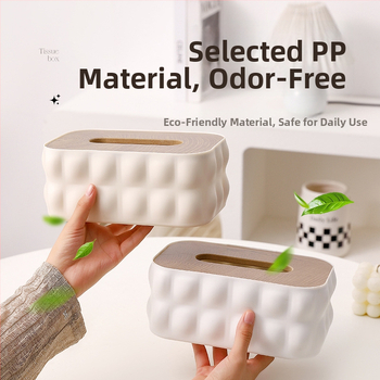 Πλαστική θήκη χαρτοπετσετών, μοντέλο MSS-101, αδιάβροχη και πολλαπλών χρήσεων, τοποθέτηση σε επιφάνειά τραπεζιού, μάρκα Cute Persimmon