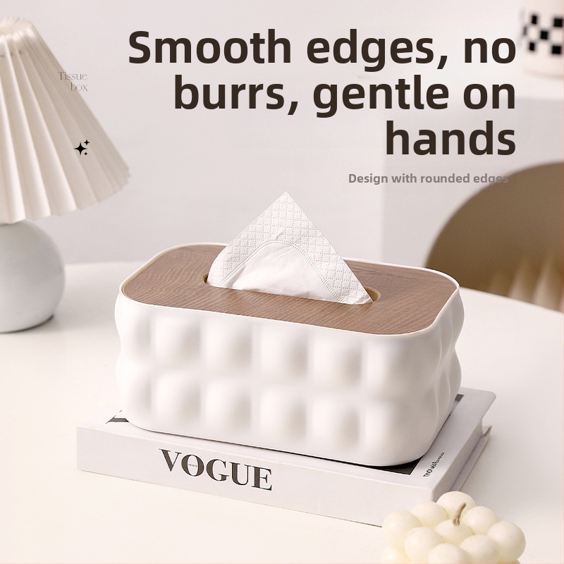 Πλαστική θήκη χαρτοπετσετών, μοντέλο MSS-101, αδιάβροχη και πολλαπλών χρήσεων, τοποθέτηση σε επιφάνειά τραπεζιού, μάρκα Cute Persimmon