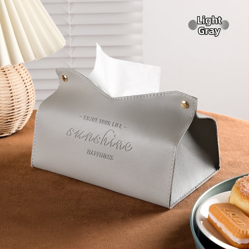 Κουτί χαρτοπετσέτας, σκανδιναβικού στυλ λουξ δέρμα, εξαγόμενες χαρτοπετσέτες, μοντέλο M7013, αδιάβροχο, για αυτοκίνητο, σαλόνι, μπάνιο