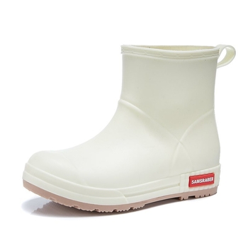 Unisex čizme za kišu do sredine lista, debela potplata, vodootporne, protuklizne, slip-on, PVC vamp, za sve sezone