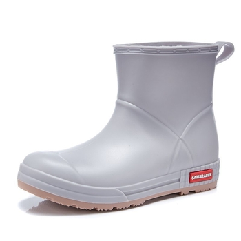 Unisex čizme za kišu do sredine lista, debela potplata, vodootporne, protuklizne, slip-on, PVC vamp, za sve sezone