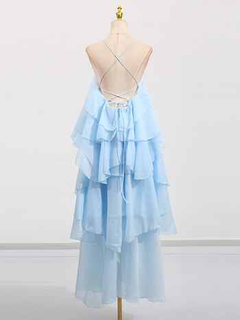 Φόρεμα γυναικών σε στυλ Ευρώπης-Αμερικής | halter λαιμόκοψη | χωρίς μανίκια | μακρύ | φλοράλ μοτίβο