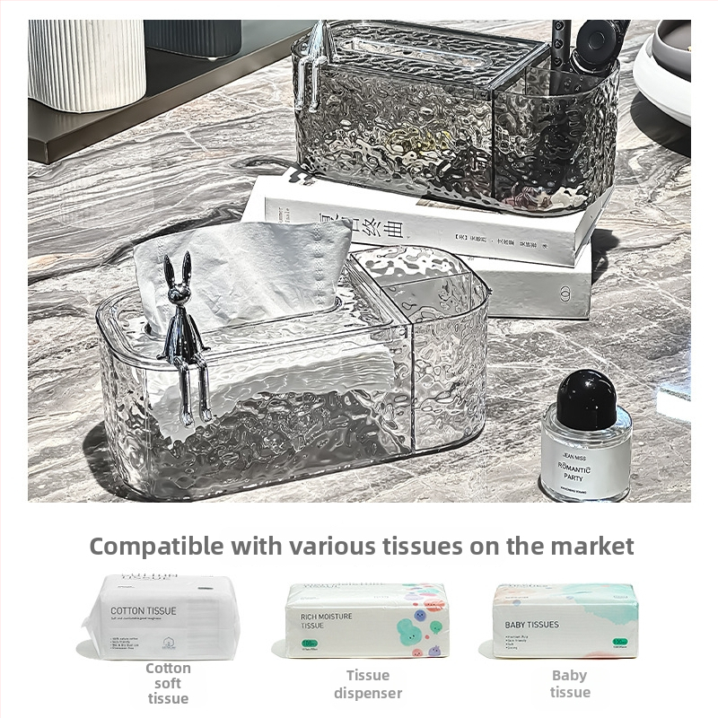 Κουτί χαρτικών τοίχου από πλαστικό — αδιάβροχο, πολυχρηστικό, μοντέλο yj910-2