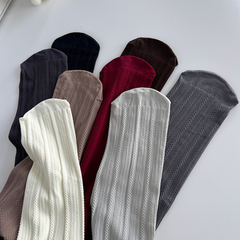 Νάιλον καλσόν με βελούδινο ζακάρντ, ιαπωνικό στυλ, μεσαίο πάχος