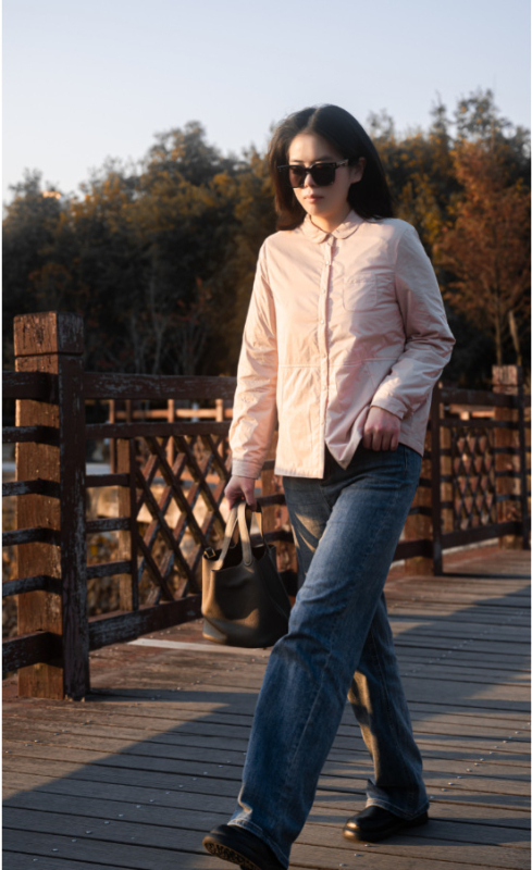 Ženska jakna, poliester, debela, dugi rukav, Zima 2025