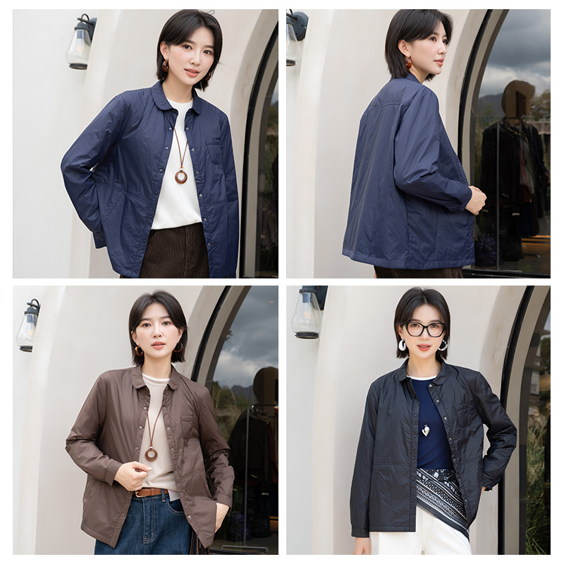 Ženska jakna, poliester, debela, dugi rukav, Zima 2025