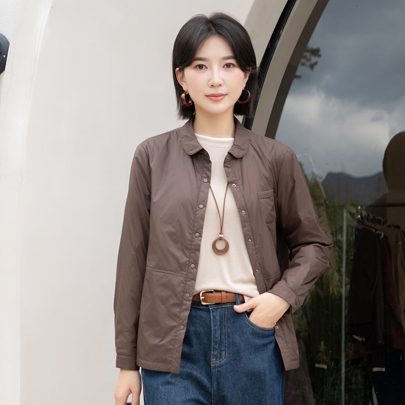 Ženska jakna, poliester, debela, dugi rukav, Zima 2025