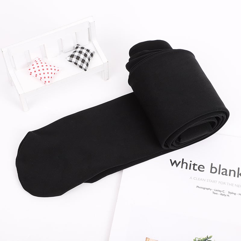 Νάιλον καλσόν με ανύψωση ισχίων, υψηλή μέση, διαφανή μεσαίας πυκνότητας, ένα πλευρικό gusset