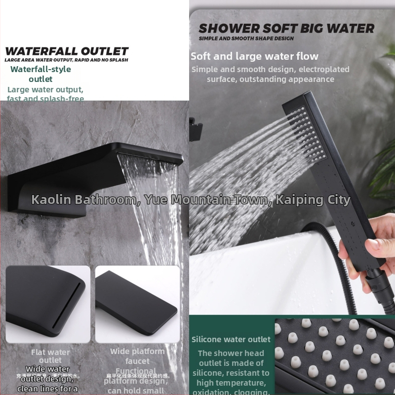 Kalin Kl-07 kúpeľná batéria, meďová zliatina, keramický disk, vstup/výstup 1/2 palca, 0-90°C, moderný minimalistický štýl, zdvihová rukoväť