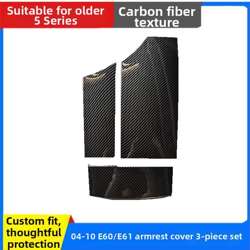 Kinracdine Capac din plastic pentru cotieră BMW – Compatibil cu Seria 3, Seria 5, Seria 7 și X1, X3, X5 – Capac decorativ pentru cutia centrală de depozitare