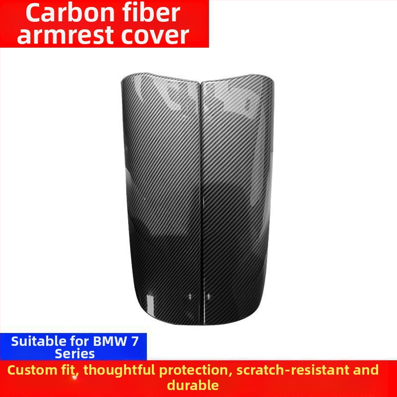 Kinracdine Capac din plastic pentru cotieră BMW – Compatibil cu Seria 3, Seria 5, Seria 7 și X1, X3, X5 – Capac decorativ pentru cutia centrală de depozitare