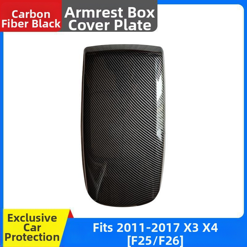 Kinracdine Capac din plastic pentru cotieră BMW – Compatibil cu Seria 3, Seria 5, Seria 7 și X1, X3, X5 – Capac decorativ pentru cutia centrală de depozitare