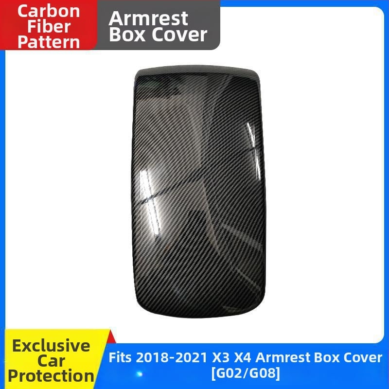 Kinracdine Capac din plastic pentru cotieră BMW – Compatibil cu Seria 3, Seria 5, Seria 7 și X1, X3, X5 – Capac decorativ pentru cutia centrală de depozitare