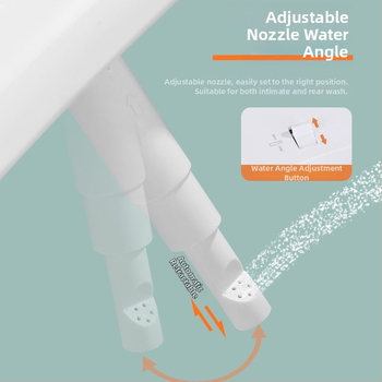 Okos WC-ülőke bidével — önkitisztító fúvóka, fenékmosás, női mosás, szifon öblítés, szétválasztott kialakítás