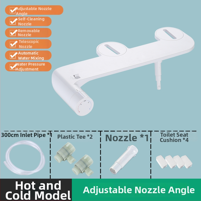 Okos WC-ülőke bidével — önkitisztító fúvóka, fenékmosás, női mosás, szifon öblítés, szétválasztott kialakítás