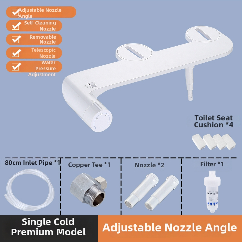 Okos WC-ülőke bidével — önkitisztító fúvóka, fenékmosás, női mosás, szifon öblítés, szétválasztott kialakítás