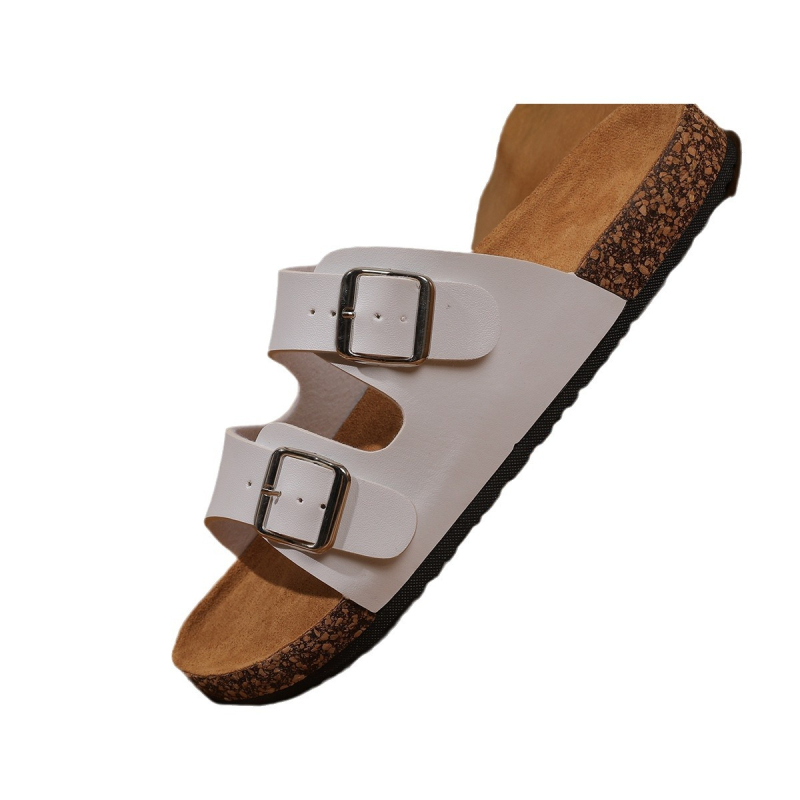 H.j.shark shark Unisex papuče za plažu, cvjetni uzorak, PU gornji dio, PU đon, bez vezica