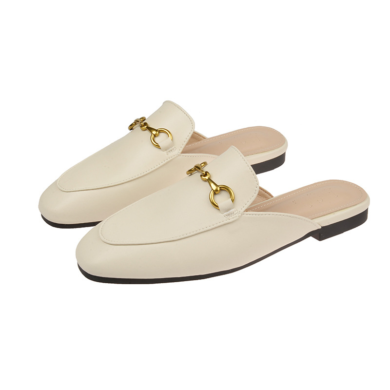Korejskog stila, PU gornji dio, slip-on mule, gumena potplata, podstava od umjetne kože