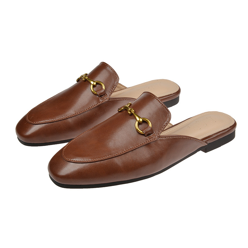 Korejskog stila, PU gornji dio, slip-on mule, gumena potplata, podstava od umjetne kože