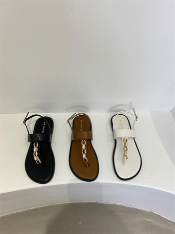 Sandale s remenčićima, mikrovlakna gornji dio, gumena potplat, kopča remena, korejski stil