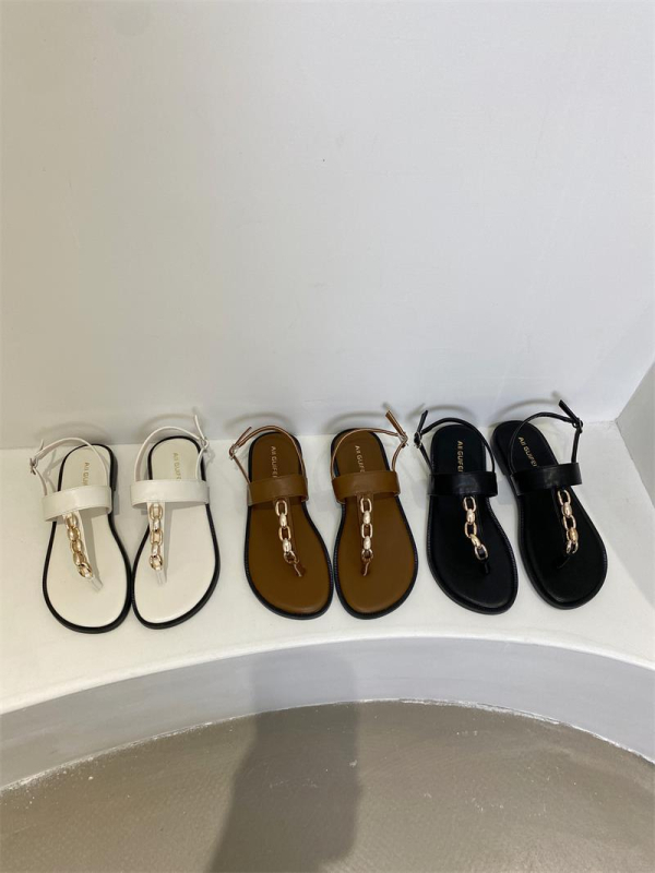 Sandale s remenčićima, mikrovlakna gornji dio, gumena potplat, kopča remena, korejski stil