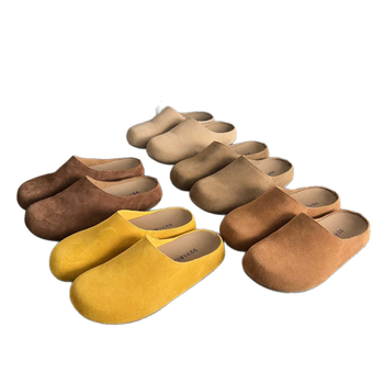 Ženske kožne casual cipele s zatvorenim prstom, gumeni potplat, ravna potpetica, debljina potplata 0–3 cm, slip-on
