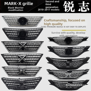 Μάσκα ψύξης αυτοκινήτου – Black Warrior στυλ – μεταλλική, εγκατάσταση στον ψύκτη