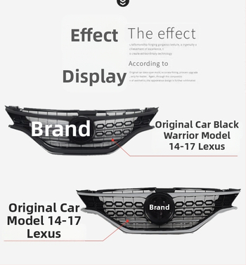 Μάσκα ψύξης αυτοκινήτου – Black Warrior στυλ – μεταλλική, εγκατάσταση στον ψύκτη