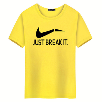 Muško pamučno T‑shirt s kratkim rukavima, udoban kroj, okrugli izrez, s motivom osmijeha