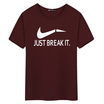 Muško pamučno T‑shirt s kratkim rukavima, udoban kroj, okrugli izrez, s motivom osmijeha