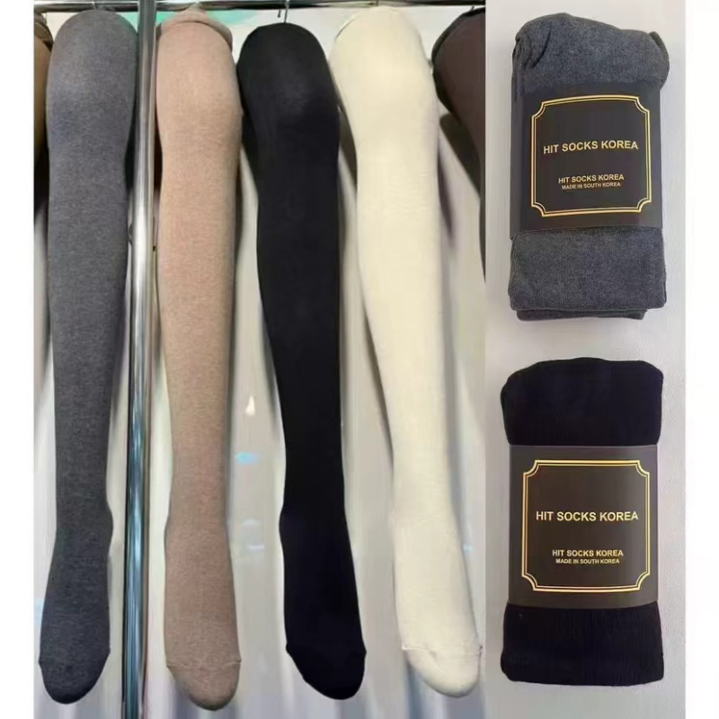 Καλσόν από βαμβάκι, ανύψωση γλουτών και διαμόρφωση σιλουέτας, μονόχρωμο, πλήρης μήκος, μεσαίο πάχος