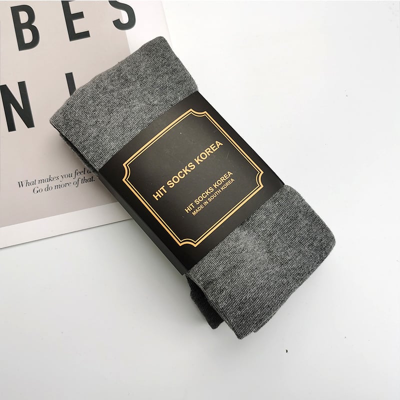 Καλσόν από βαμβάκι, ανύψωση γλουτών και διαμόρφωση σιλουέτας, μονόχρωμο, πλήρης μήκος, μεσαίο πάχος