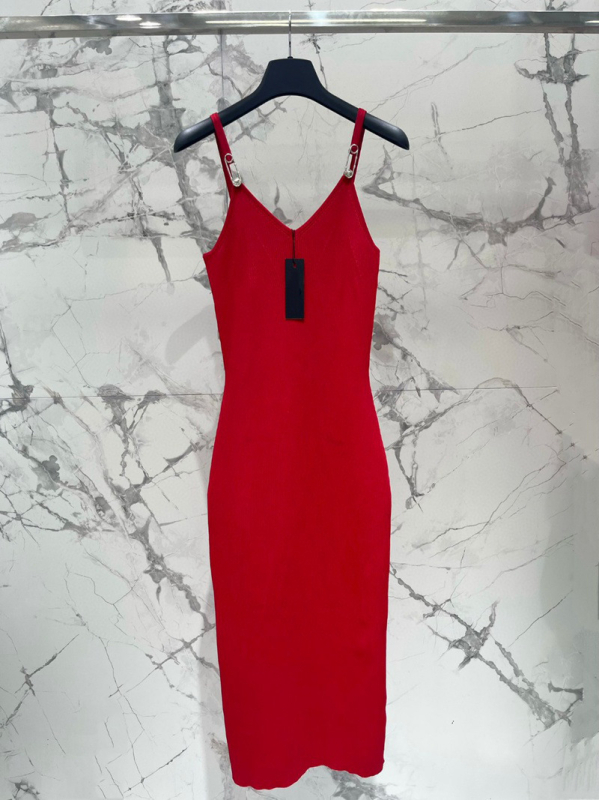Pletena bodycon haljina bez rukava s dubokim V-izrezom, duga suknja, 3D uzorak, Lyocell 70–80%